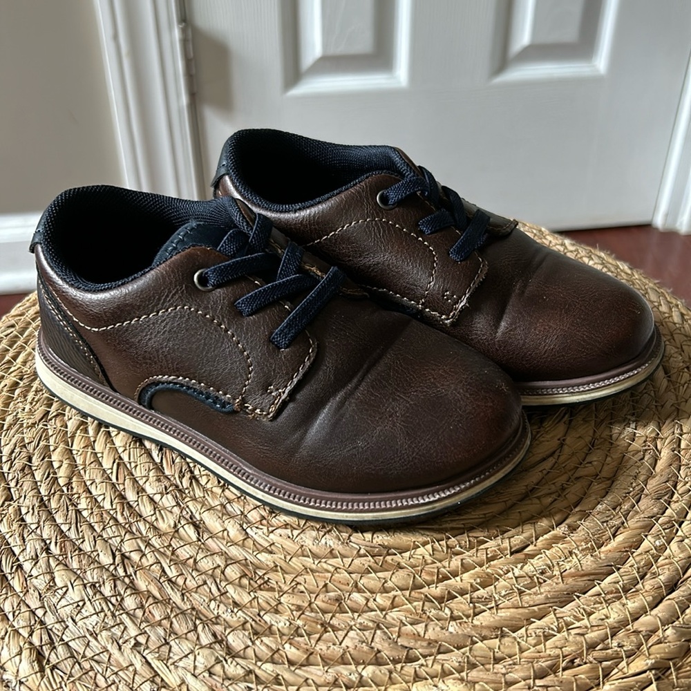 Little Boys Brown Shoes